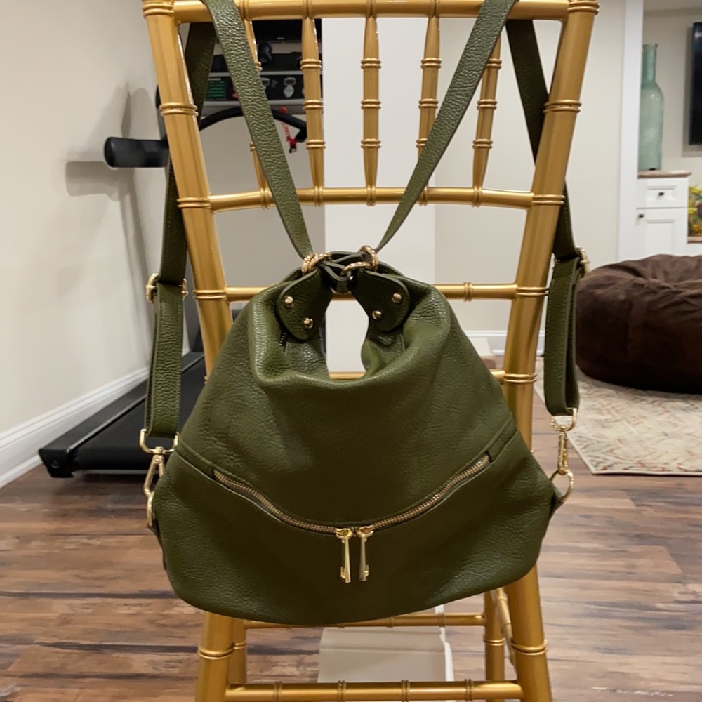 Italian Leather Handbag/Backpack